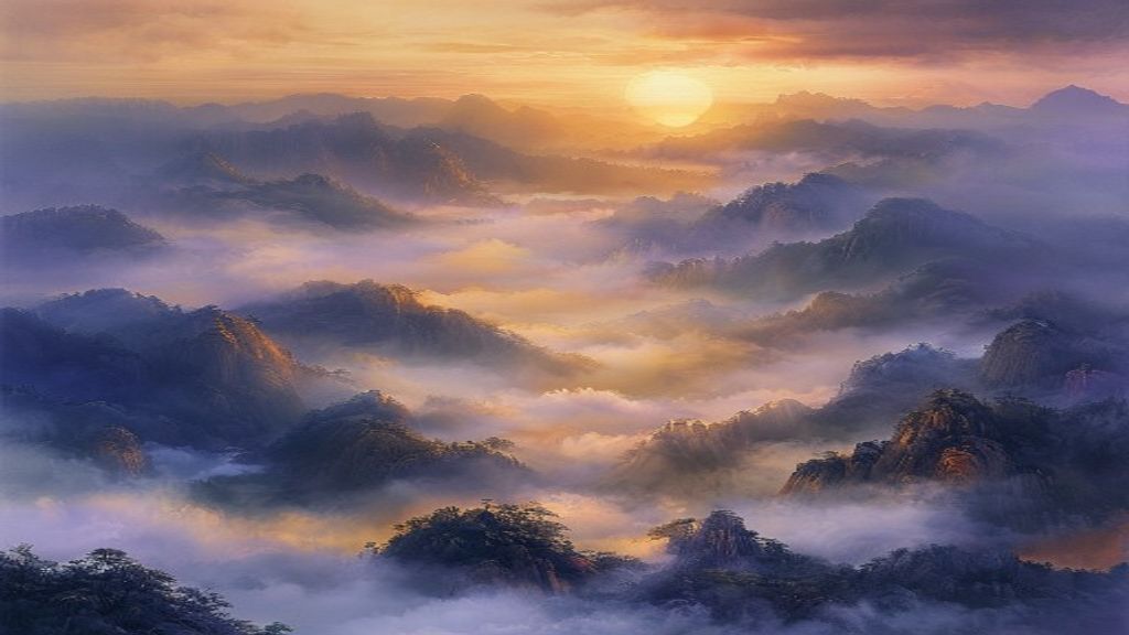 暮色山岚